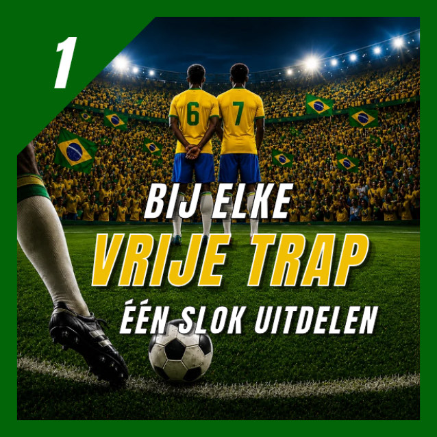 Speelkaart Vrije trap