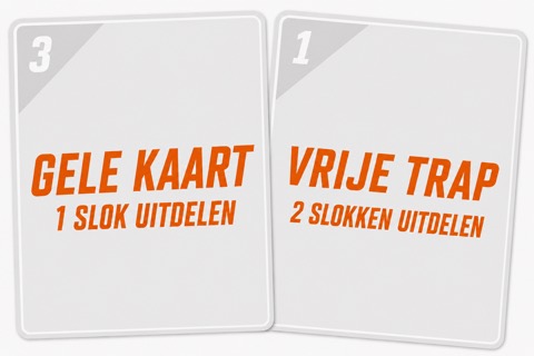 Slokken uitdelen tijdens het drankspel